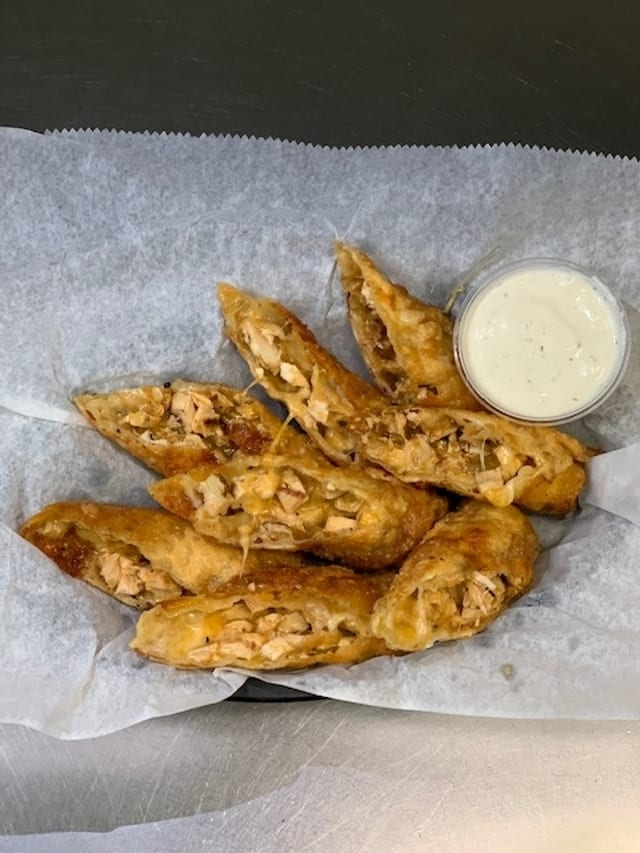 Buffalo Chicken Poppers.