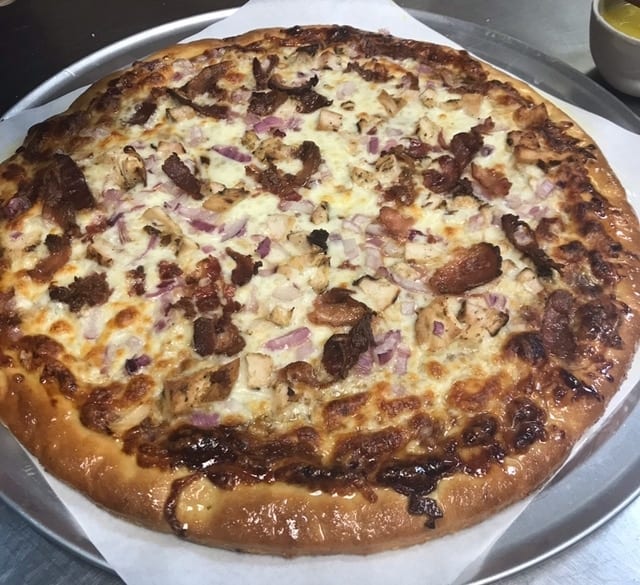 Bold BBQ Chicken Pizza.