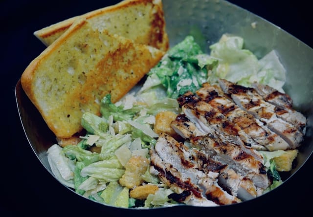 Chicken Caesar Salad.