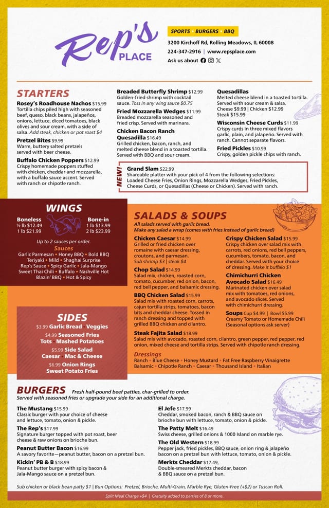 Menu Page #1